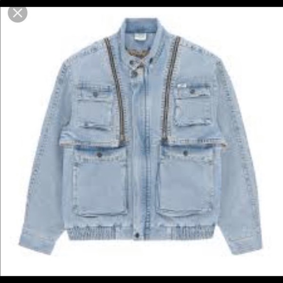 guess sherpa denim jacket
